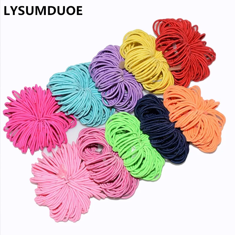 Korean Hair Accessories 100Pcs/Lot Fashion Hair Ties Candy Color Scrunchie Rubber Band 3cm Cute New Elastic Hair Bands for Girls
Korean Hair Accessories 100Pcs/Lot Fashion Hair Ties Candy Color Scrunchie Rubber Band 3cm Cute New Elastic Hair Bands for Girls
