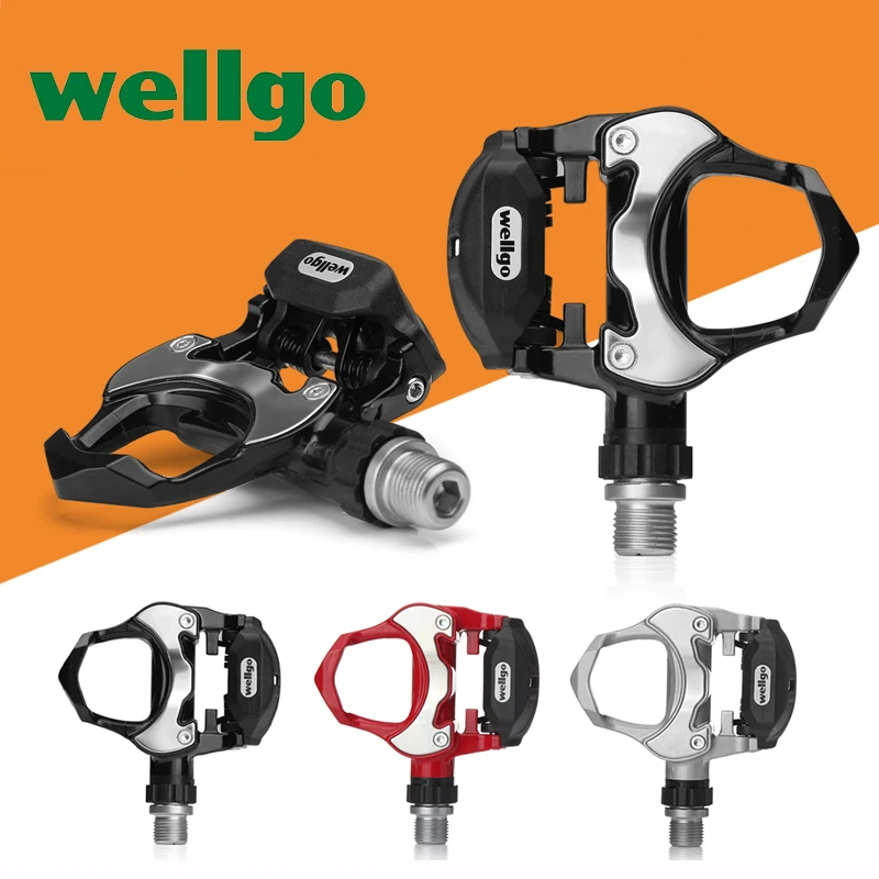 Wellgo R301 Look Keo совместимые с дорожным велосипедом педали подшипники без зажима