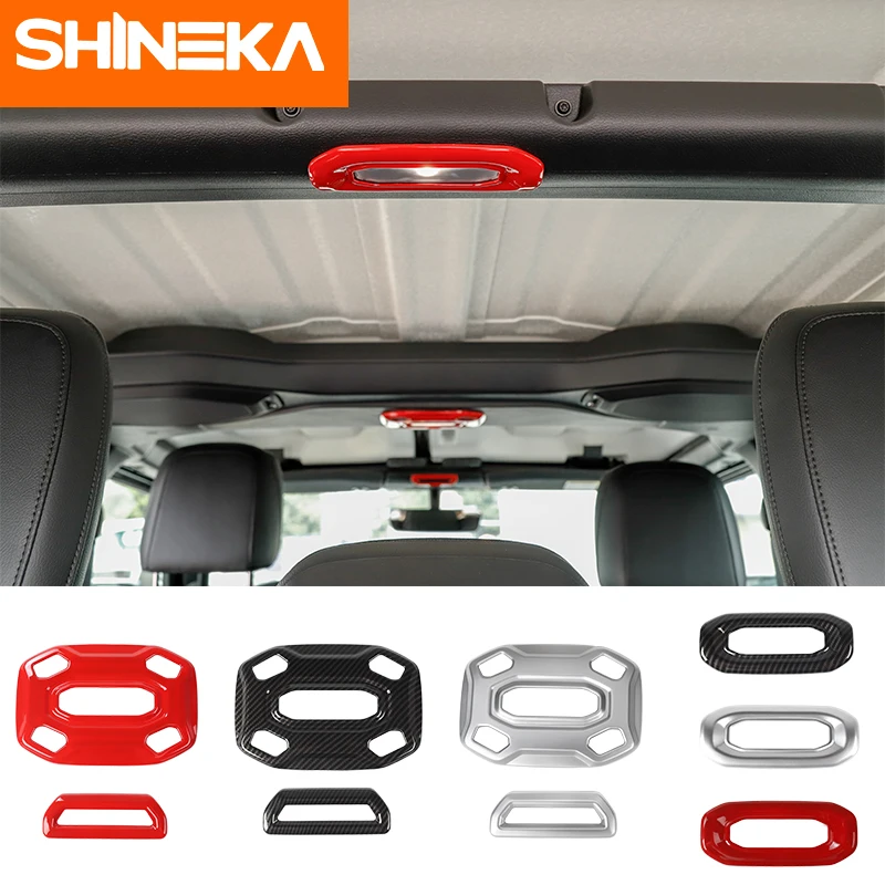 SHINEKA Interior Mouldings Car Reading light Cover for Jeep Wrangler JL 2018 Reading Lamp Decoration Stickers for Jeep JL
SHINEKA Interior Mouldings Car Reading light Cover for Jeep Wrangler JL 2018 Reading Lamp Decoration Stickers for Jeep JL