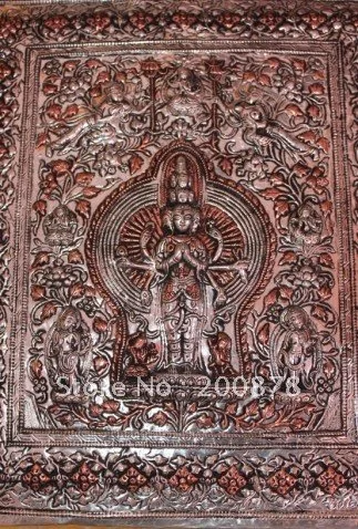 HDC0699 Tibetan metal engraved decor ornaments,copper Kwan-yin Thangka,Retail & Wholesale
HDC0699 Tibetan metal engraved decor ornaments,copper Kwan-yin Thangka,Retail & Wholesale