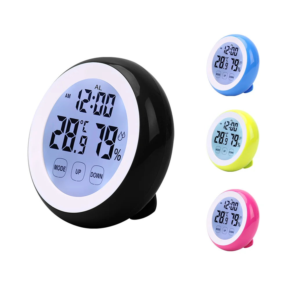 New Multifunctional Digital Backlight Touch Screen Indoor Thermometer Hygrometer Weather Station With Alarm Clock Wall Hang
New Multifunctional Digital Backlight Touch Screen Indoor Thermometer Hygrometer Weather Station With Alarm Clock Wall Hang