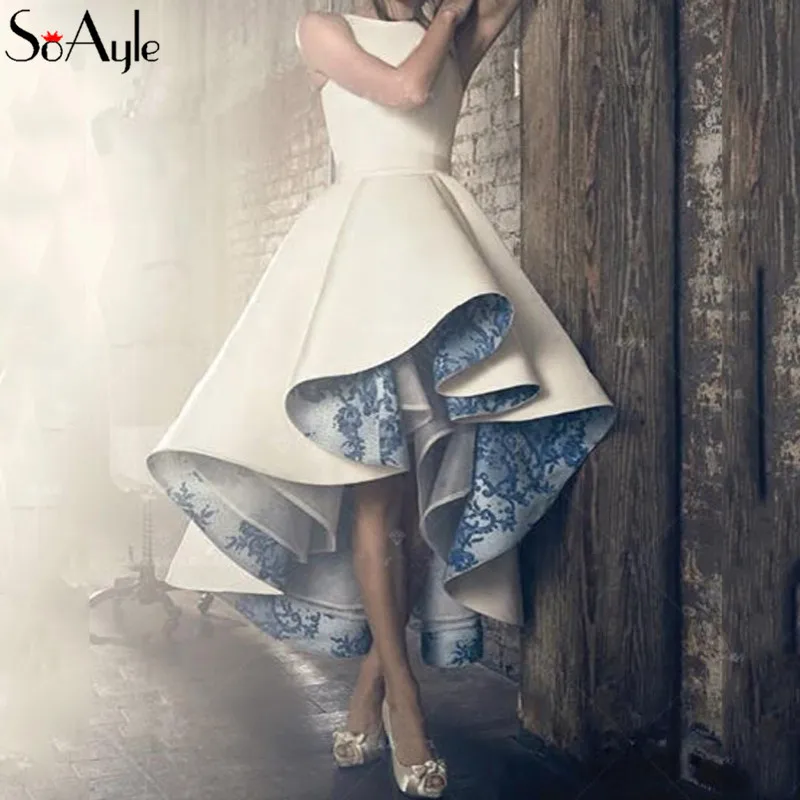 SoAyle 2019 Prom Dress High Low Lace Inside Pleated Sleeveless Women Formal Dress Evening Gowns Chic Design Celebrity Party
SoAyle 2019 Prom Dress High Low Lace Inside Pleated Sleeveless Women Formal Dress Evening Gowns Chic Design Celebrity Party