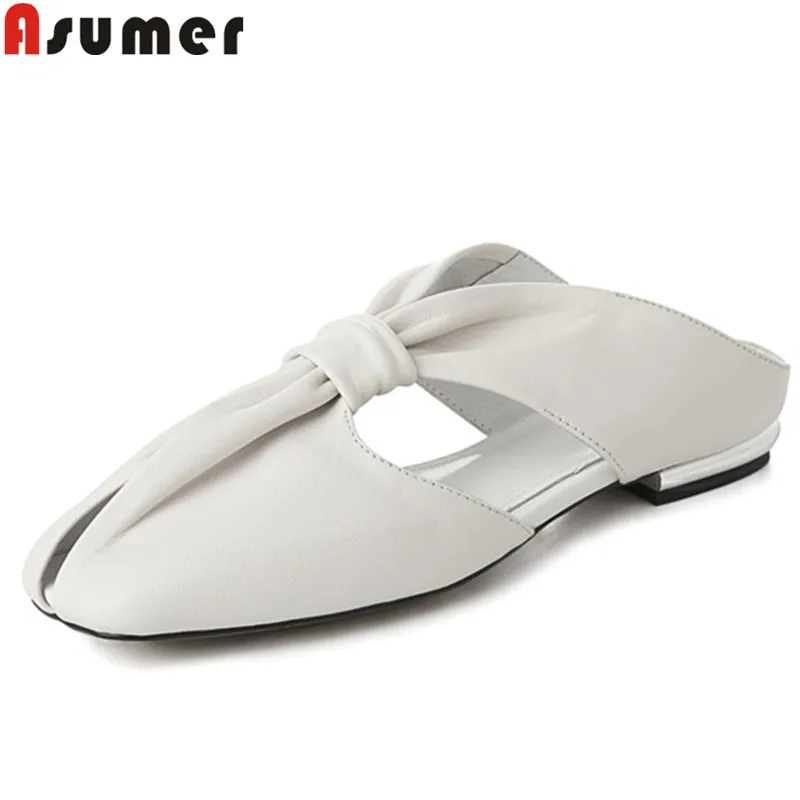 ASUMER 2022 new flats women square toe genuine leather shoes women comfortable mules shoes women casual dress ladies shoes
ASUMER 2022 new flats women square toe genuine leather shoes women comfortable mules shoes women casual dress ladies shoes