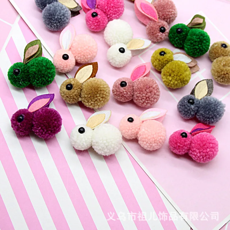 Pet dog Hairpin Cartoon plush Diy bunny hair clip children cute wool side clip 20pcs/lot
Pet dog Hairpin Cartoon plush Diy bunny hair clip children cute wool side clip 20pcs/lot