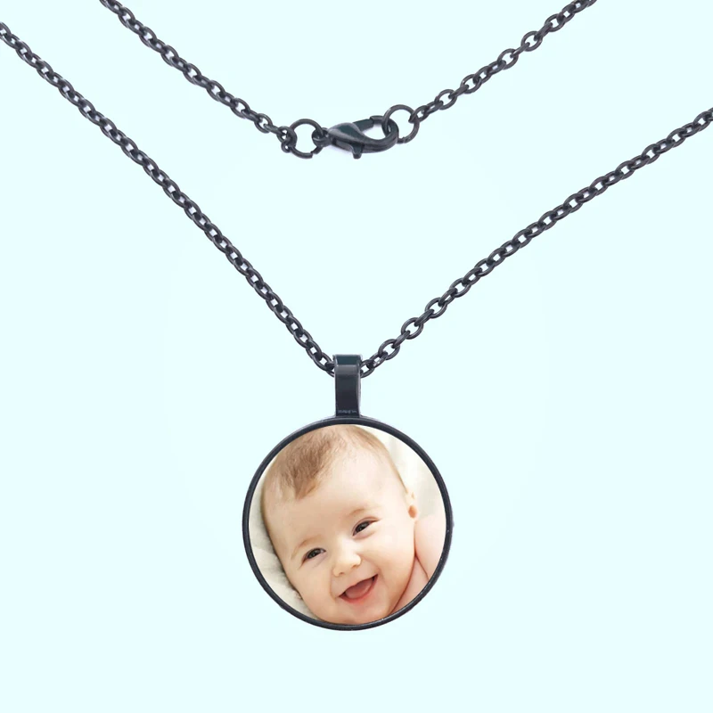 GDRGYB 2019 Personality Photo Family Baby Child Dad Mom Brothers Sisters Grandparents Necklace Handmade Private Customized | Украшения и