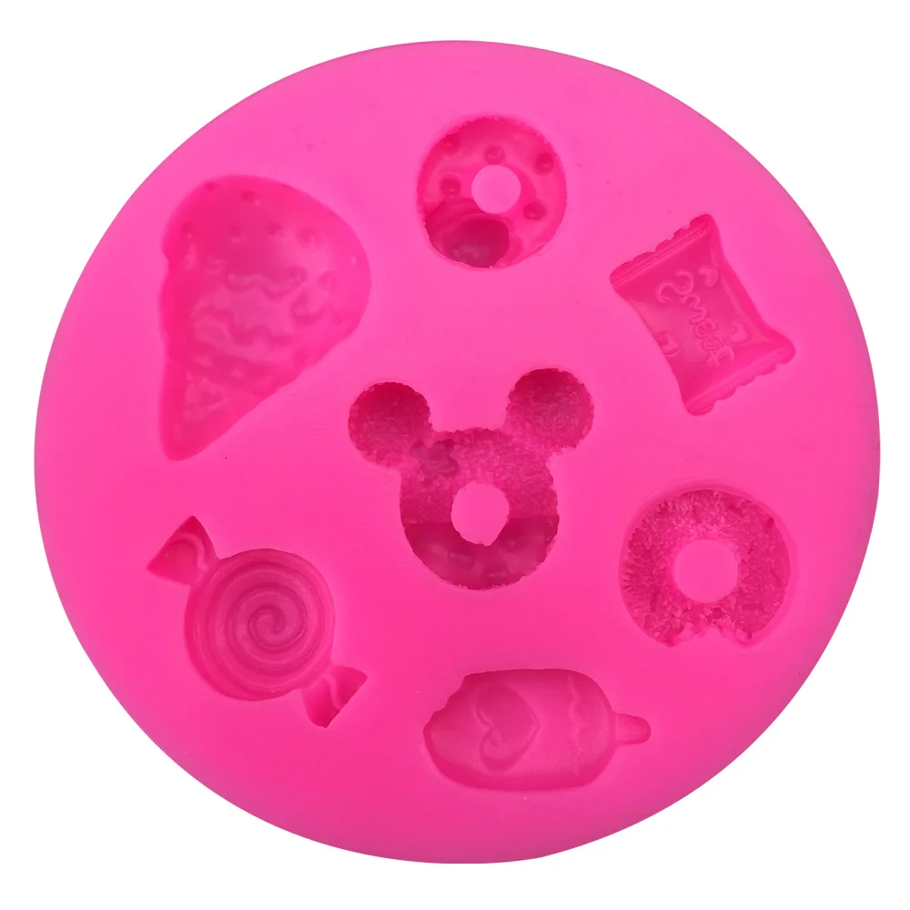 Bear Lollipop Party cake decorating tools DIY baking fondant silicone mold used to easily create poured sugar T0371
Bear Lollipop Party cake decorating tools DIY baking fondant silicone mold used to easily create poured sugar T0371