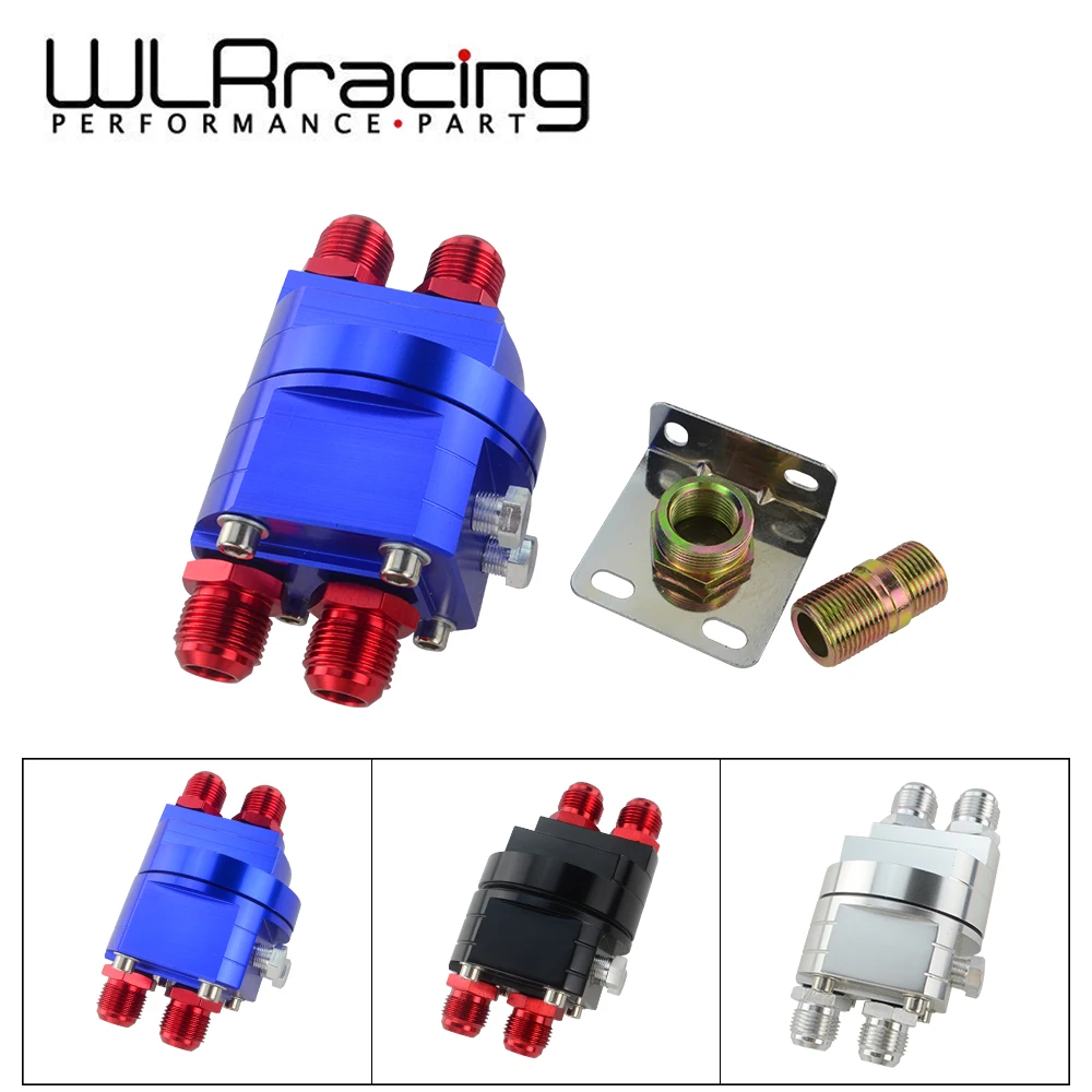 WLR RACING - ALUMINUM OIL FILTER RELOCATION MALE FITTING ADAPTER KIT 3/4X16 AND 20X1.5 Filter Cooler Sandwich ADAPTER WLR6724
WLR RACING - ALUMINUM OIL FILTER RELOCATION MALE FITTING ADAPTER KIT 3/4X16 AND 20X1.5 Filter Cooler Sandwich ADAPTER WLR6724