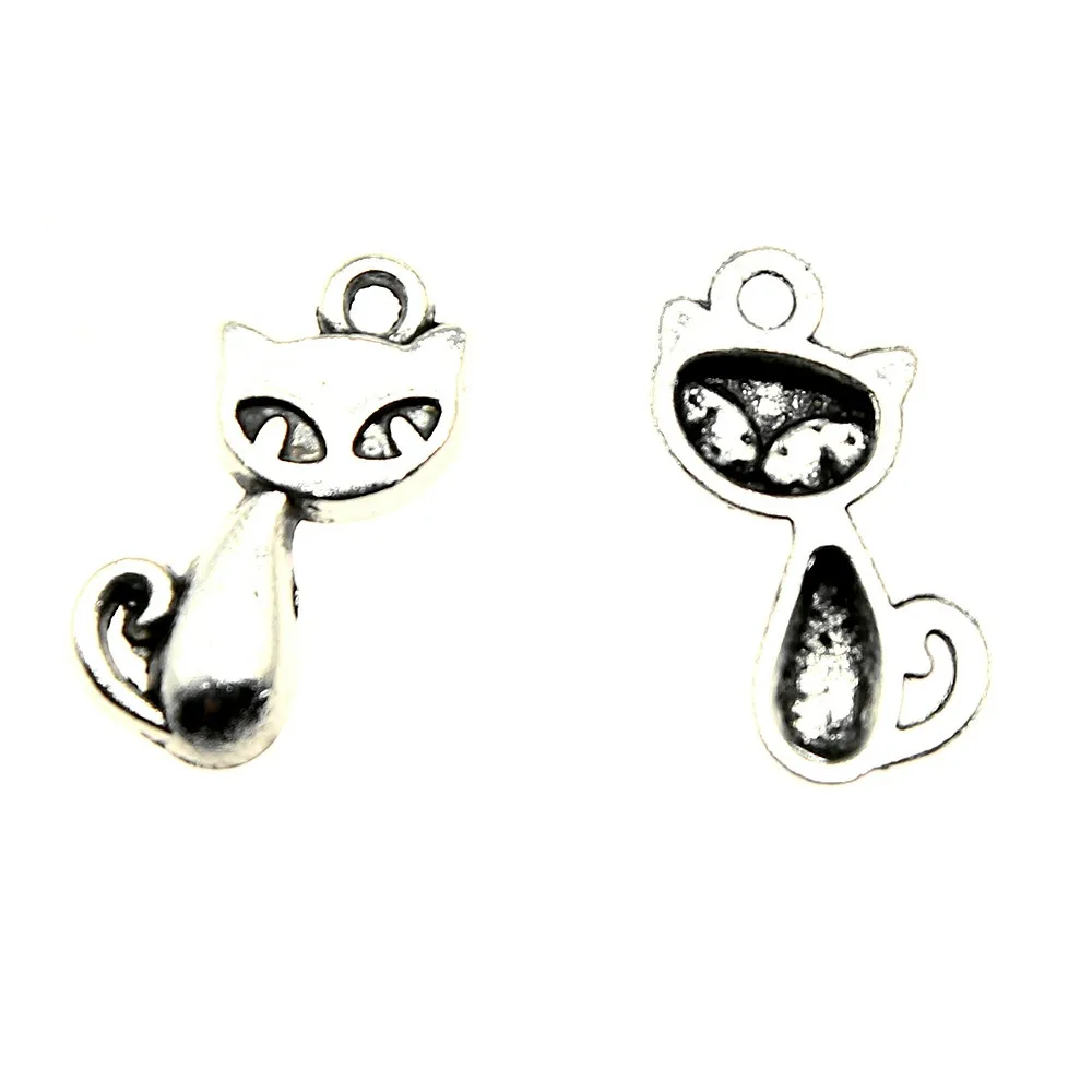 40pcs Charms Cat Antique Silver Color Alloy DIY Jewelry Making Accessories 0.7x0.4 Inch (17x9mm)
40pcs Charms Cat Antique Silver Color Alloy DIY Jewelry Making Accessories 0.7x0.4 Inch (17x9mm)