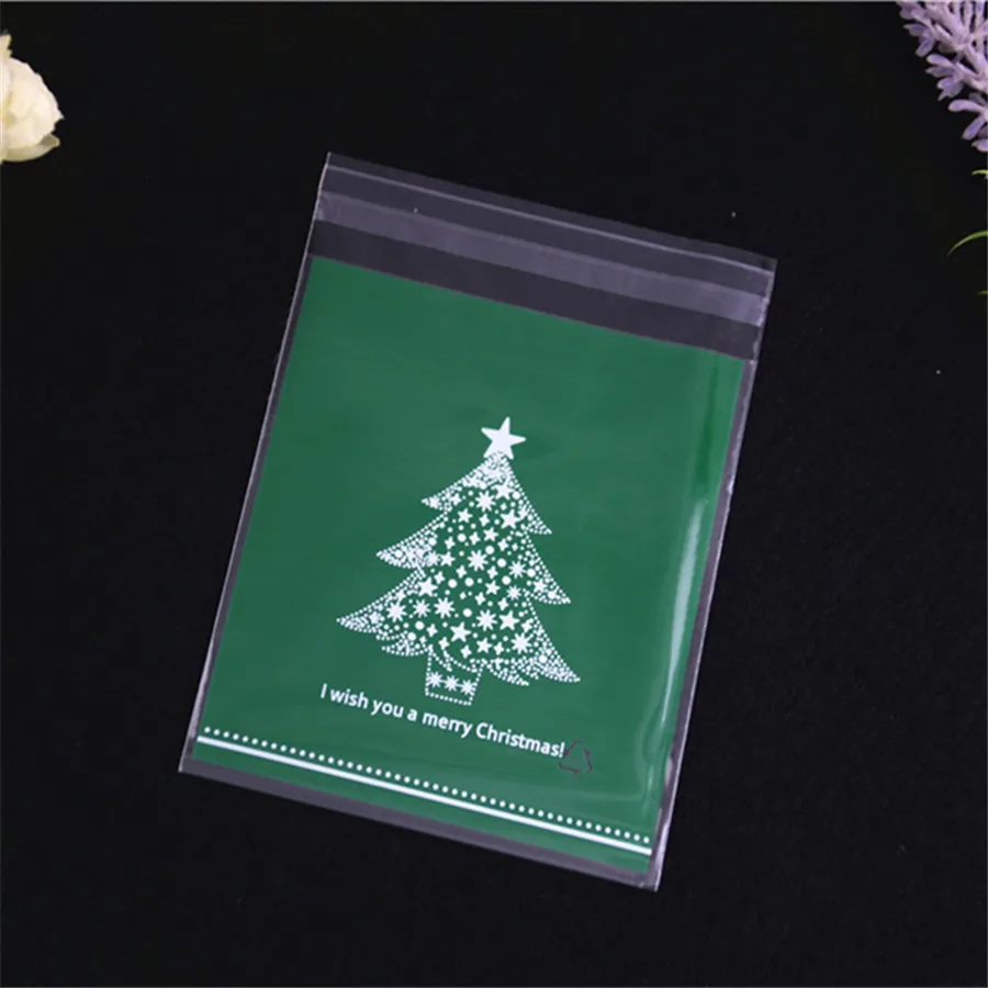 Wholesale 100pcs/lot 10x13cm Sacchetti Plastica New Year Candy Packaging Bags With Christmas Tree Christmas Cookie Bag
Wholesale 100pcs/lot 10x13cm Sacchetti Plastica New Year Candy Packaging Bags With Christmas Tree Christmas Cookie Bag