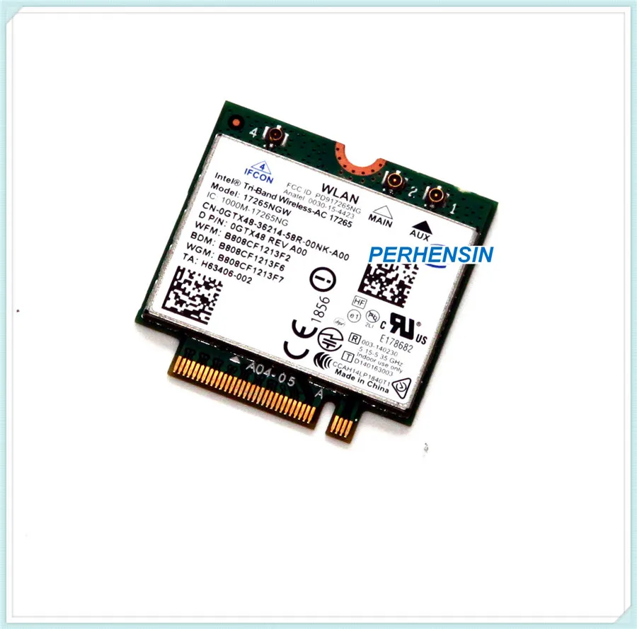 FOR Dell FOR Latitude E7250 E7450 Wireless Bluetooth 4.0 Card GTX48 WLAN 802.11ac M.2 0GTX48
FOR Dell FOR Latitude E7250 E7450 Wireless Bluetooth 4.0 Card GTX48 WLAN 802.11ac M.2 0GTX48