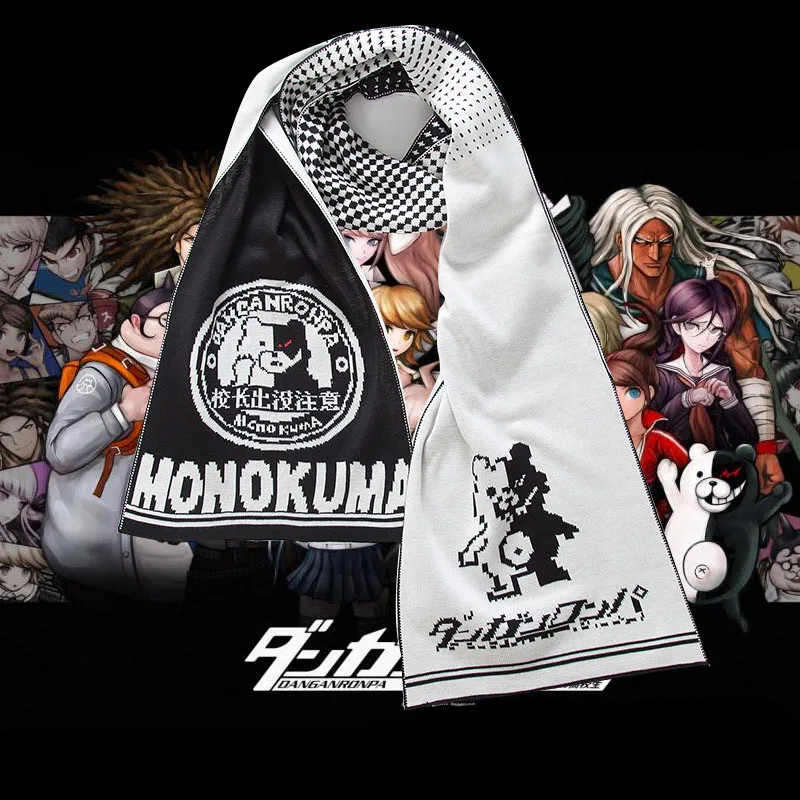 New Anime Danganronpa V3 Killing Harmony Scarf Fashion School Student Dangan ronpa monokuma Cosplay Scarves
New Anime Danganronpa V3 Killing Harmony Scarf Fashion School Student Dangan ronpa monokuma Cosplay Scarves