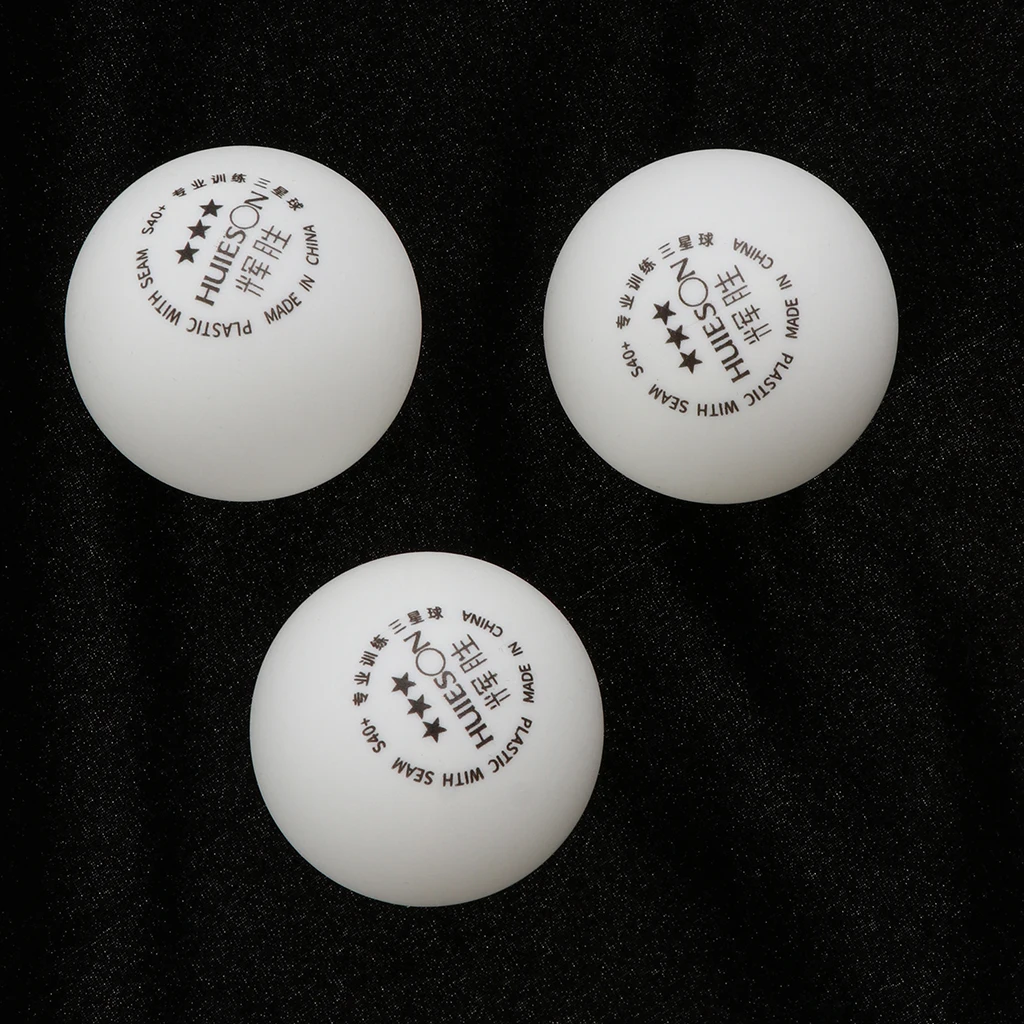 3 Pieces ABS Professional 3-star Table Tennis Balls Premium Training Ping Pong Balls Racquet Sports Accessories 40+mm
3 Pieces ABS Professional 3-star Table Tennis Balls Premium Training Ping Pong Balls Racquet Sports Accessories 40+mm