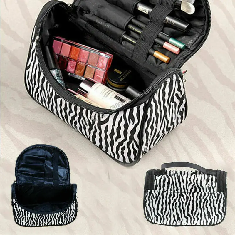 Zebra Pattern Cosmetic Bag Stock Women Large Makeup Bag Cosmetic Case Storage Handle Travel Organizer
Zebra Pattern Cosmetic Bag Stock Women Large Makeup Bag Cosmetic Case Storage Handle Travel Organizer