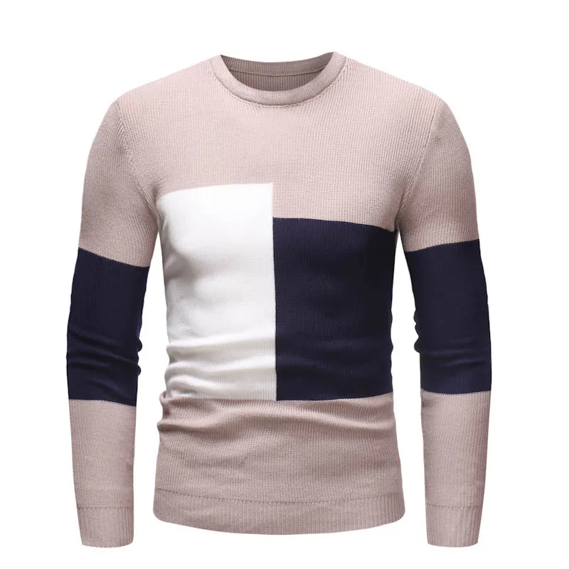 Black Sweater Men Warm Contrast Color Mens Knitted Sweaters Casual Slim Fit Geometric Patchwork Pull Homme O Neck Sueter Hombre
Black Sweater Men Warm Contrast Color Mens Knitted Sweaters Casual Slim Fit Geometric Patchwork Pull Homme O Neck Sueter Hombre