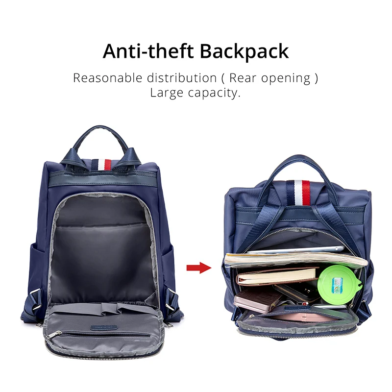 LOVEVOOK women waterproof oxford backpack anti theft female school bags for teenager travel back pack bags for women 2020 sporty
LOVEVOOK women waterproof oxford backpack anti theft female school bags for teenager travel back pack bags for women 2020 sporty