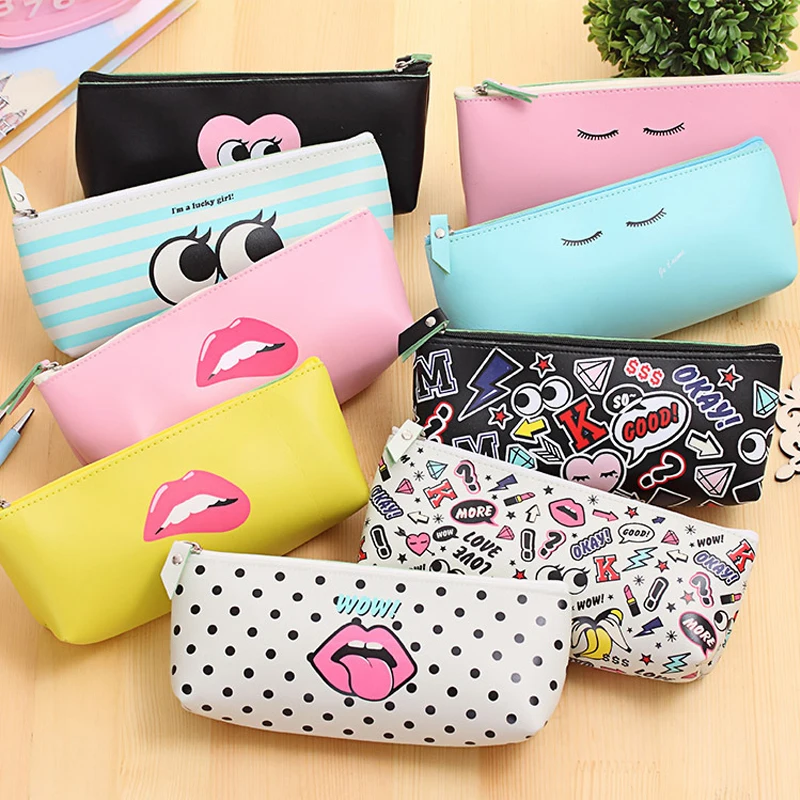 Waterproof PU Pencil Case Pencil Bag Pencilcase Cute Pencil Box Stationery Storage Organizer Bag School Supplies
Waterproof PU Pencil Case Pencil Bag Pencilcase Cute Pencil Box Stationery Storage Organizer Bag School Supplies