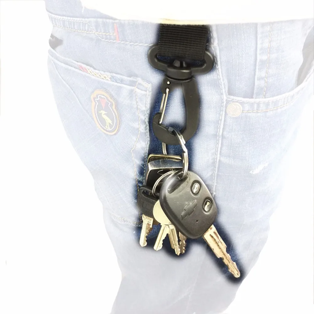 2pcs High strength nylon keychain Carabiner hanging Gun Hunting tactical pouch molle cartridge belt scope mounts Accessories
2pcs High strength nylon keychain Carabiner hanging Gun Hunting tactical pouch molle cartridge belt scope mounts Accessories