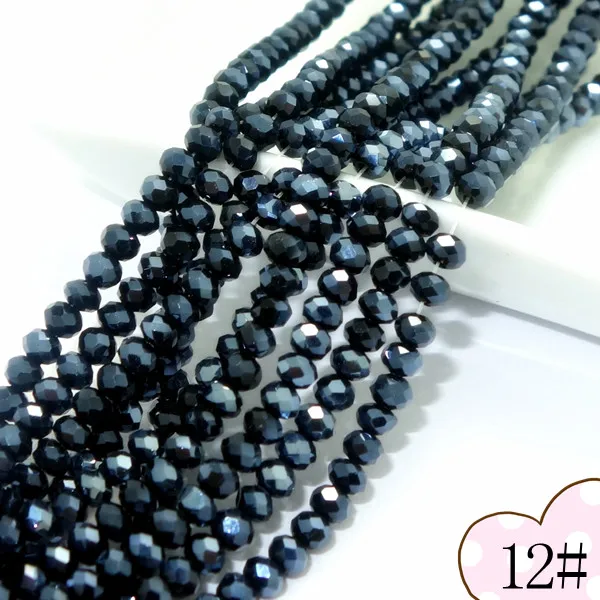 Wholesale 200pcs Black bile Rondelle Faceted Glass Crystal Loose Spacer Beads 3x2mm
Wholesale 200pcs Black bile Rondelle Faceted Glass Crystal Loose Spacer Beads 3x2mm