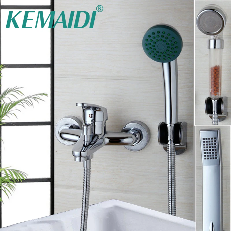 Смеситель для душа KEMAIDI, кран для ванной комнаты, с ручной лейкой, настенный набор
Смеситель для душа KEMAIDI, кран для ванной комнаты, с ручной лейкой, настенный набор