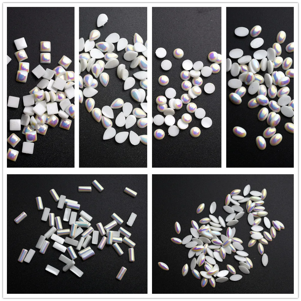 Magic Color Pearl 3D Tips White AB Flat Back Rhinestones Nail Art Decorations jewelry Accessory Mermaid Gradient Charms Beads
Magic Color Pearl 3D Tips White AB Flat Back Rhinestones Nail Art Decorations jewelry Accessory Mermaid Gradient Charms Beads