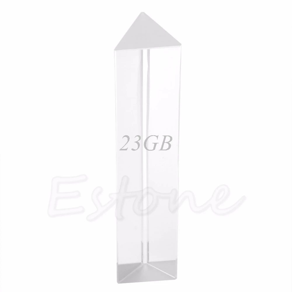 High Quality Optical Glass Triple Triangular Prism Physics Teaching Light Spectrum 6" 15cm
High Quality Optical Glass Triple Triangular Prism Physics Teaching Light Spectrum 6" 15cm