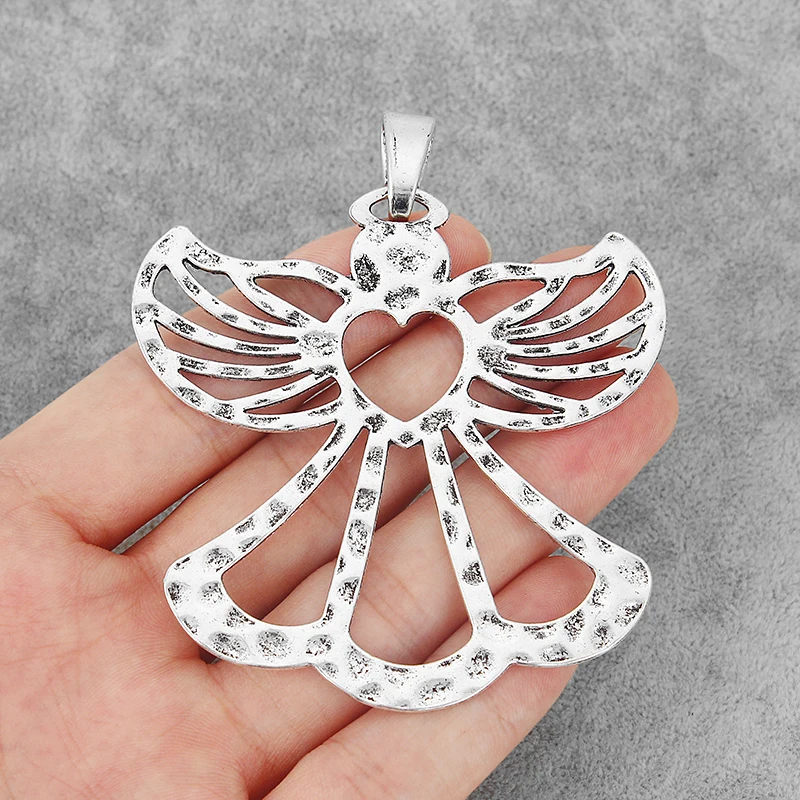 2PCS Large Abstract Hammered Open Fairy Angle Wings Charms Pendants for DIY Necklace Jewelry Findings
2PCS Large Abstract Hammered Open Fairy Angle Wings Charms Pendants for DIY Necklace Jewelry Findings