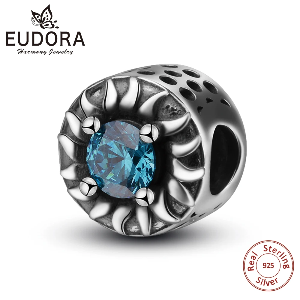 Ювелирные изделия EUDORA Z027, серебро 925 пробы, голубые подвески в форме солнца с фианитами, для браслетов и ожерелий, аксессуары для самостоятельного изготовления ювелирных изделий
Ювелирные изделия EUDORA Z027, серебро 925 пробы, голубые подвески в форме солнца с фианитами, для браслетов и ожерелий, аксессуары для самостоятельного изготовления ювелирных изделий