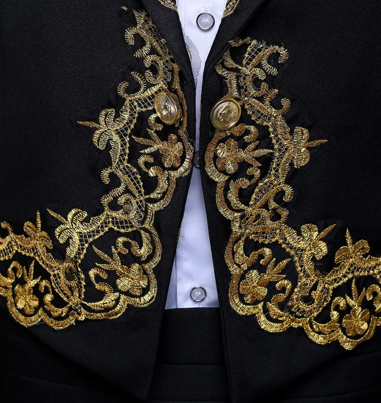 Luxury Medieval Victorian Vintage Tuxedo Suit For Men Fancy Blazer Suit Male Halloween Conductor Costume For Men Plus Size 2XL 
Luxury Medieval Victorian Vintage Tuxedo Suit For Men Fancy Blazer Suit Male Halloween Conductor Costume For Men Plus Size 2XL