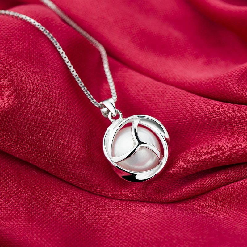 Wholesale Pearl Jewelry Sterling Silver Clavicle Necklace Natural Pearls Pendant Wedding Pearl Jewelry for Women 925 with Box
Wholesale Pearl Jewelry Sterling Silver Clavicle Necklace Natural Pearls Pendant Wedding Pearl Jewelry for Women 925 with Box