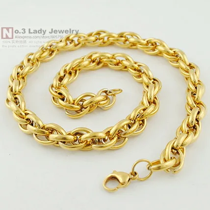 GOKADIMA Stainless Steel Gold Color Necklace for mens chain Jewelry Fashion 2015 new arrivals, wholesale bijioux WN089
GOKADIMA Stainless Steel Gold Color Necklace for mens chain Jewelry Fashion 2015 new arrivals, wholesale bijioux WN089