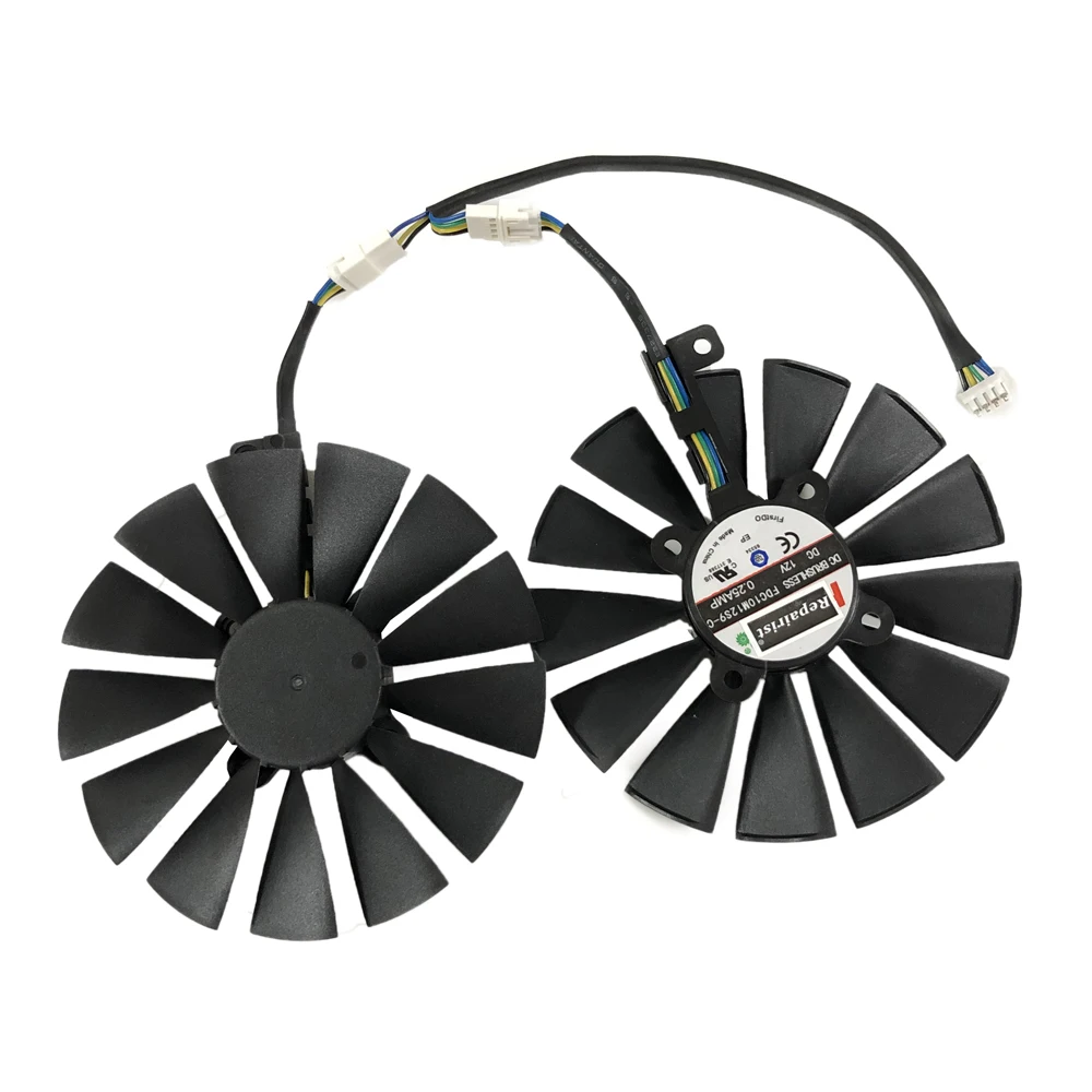 2pcs/set 95mm New FDC10M12S9-C Cooler For ASUS GTX1080TI DUAL RX580 4G ROG STRIX RX570 GTX 1050TI Gaming Graphics Card Cooling
2pcs/set 95mm New FDC10M12S9-C Cooler For ASUS GTX1080TI DUAL RX580 4G ROG STRIX RX570 GTX 1050TI Gaming Graphics Card Cooling