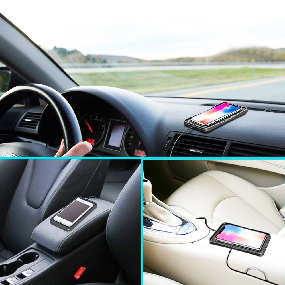 10W QI Fast wireless charge car charging pad phone charge staion for iphone X XS XR XS MAX Samsung galaxy Note 9 8 S10 S110E Plu
10W QI Fast wireless charge car charging pad phone charge staion for iphone X XS XR XS MAX Samsung galaxy Note 9 8 S10 S110E Plu