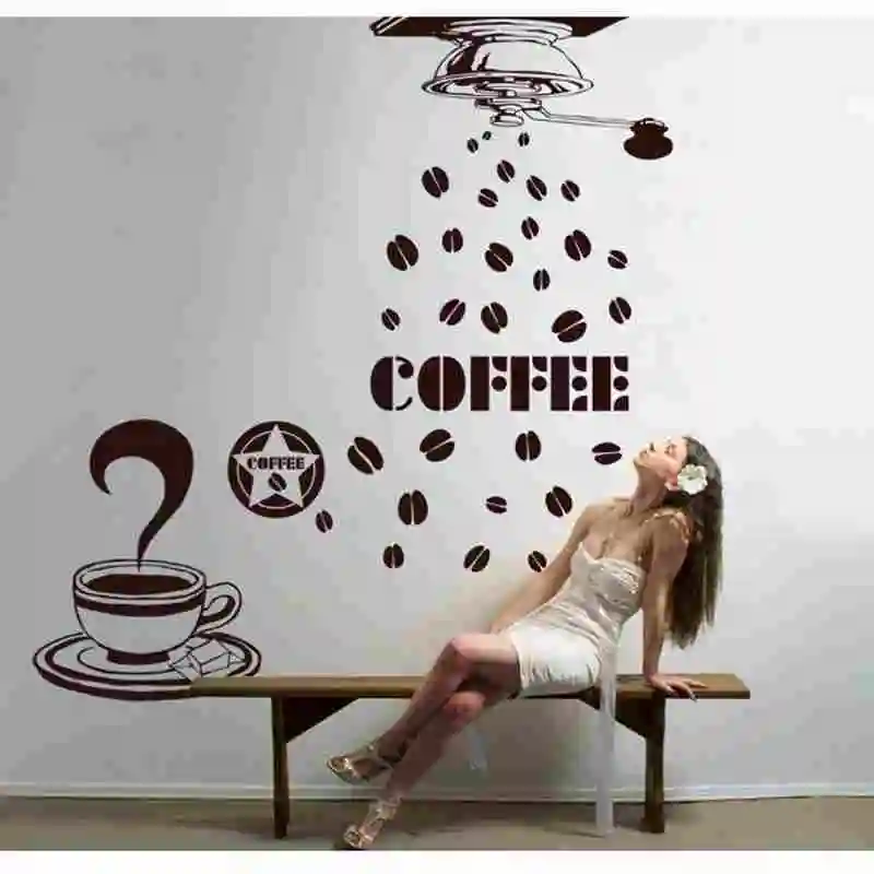 Coffee Sticker Food Decal Cafe Poster Vinyl Art Wall Decals Pegatina Quadro Parede Decor Mural Coffee Sticker
Coffee Sticker Food Decal Cafe Poster Vinyl Art Wall Decals Pegatina Quadro Parede Decor Mural Coffee Sticker