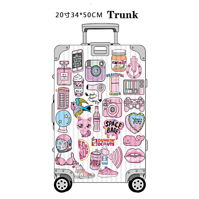 50 pieces Pink Girl Series Literary and Art Draw-rod Box Stickers Lovely Waterproof Personal Guitar Skateboard Graffiti Stickers
50 pieces Pink Girl Series Literary and Art Draw-rod Box Stickers Lovely Waterproof Personal Guitar Skateboard Graffiti Stickers