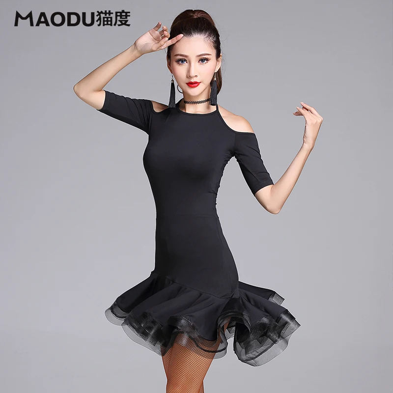 Women Latin Dance Dress Short Sleeve Dancing Costums Lady Stage Performance Competition Salsa Dress B-6950
Women Latin Dance Dress Short Sleeve Dancing Costums Lady Stage Performance Competition Salsa Dress B-6950
