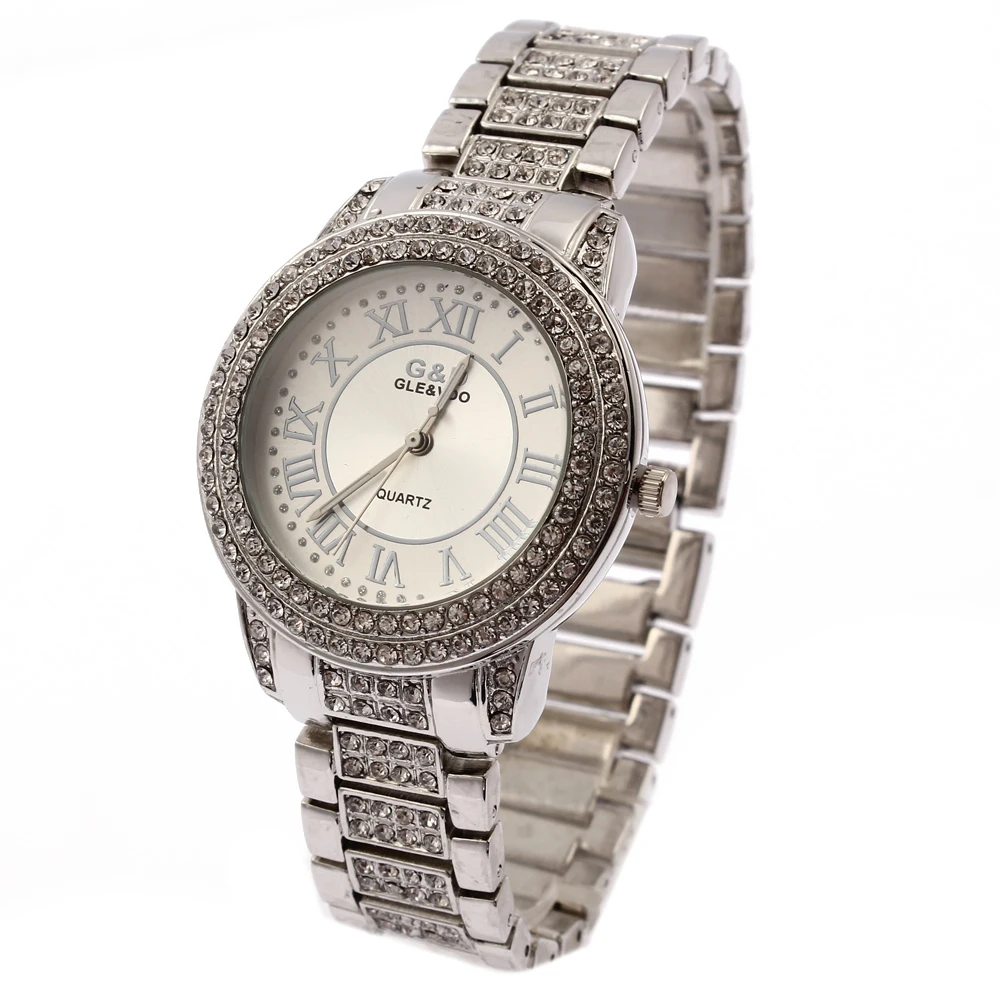 G&D Women Single Chain Silver Stainless Steel Band Fashion Watch Quartz Analog Wrist Watches
G&D Women Single Chain Silver Stainless Steel Band Fashion Watch Quartz Analog Wrist Watches