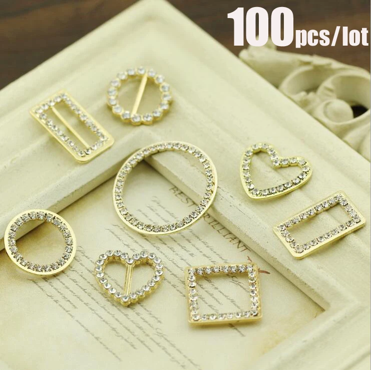 100Pcs/lot High-quality Grade A Diamante Crystal Square/HeartRound/Buckle Invitation Ribbon Slider Wedding Party Decoration
100Pcs/lot High-quality Grade A Diamante Crystal Square/HeartRound/Buckle Invitation Ribbon Slider Wedding Party Decoration
