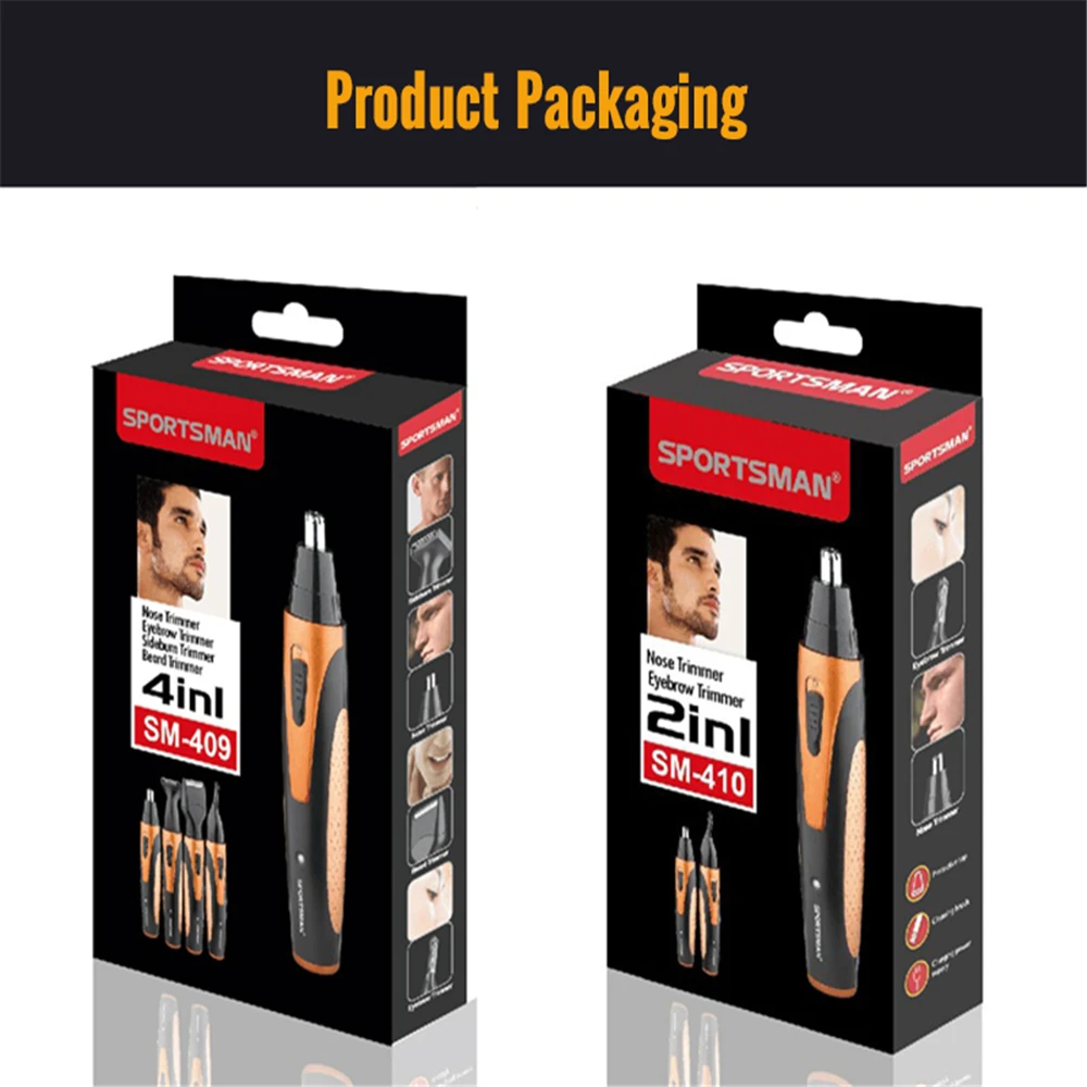 Electric Nose Ear Trimmer for Man Face Care Hair Trimmer 4in1 Rechargeable Beard Eyebrow Nose Ears Trimmers Electric Shaver
Electric Nose Ear Trimmer for Man Face Care Hair Trimmer 4in1 Rechargeable Beard Eyebrow Nose Ears Trimmers Electric Shaver