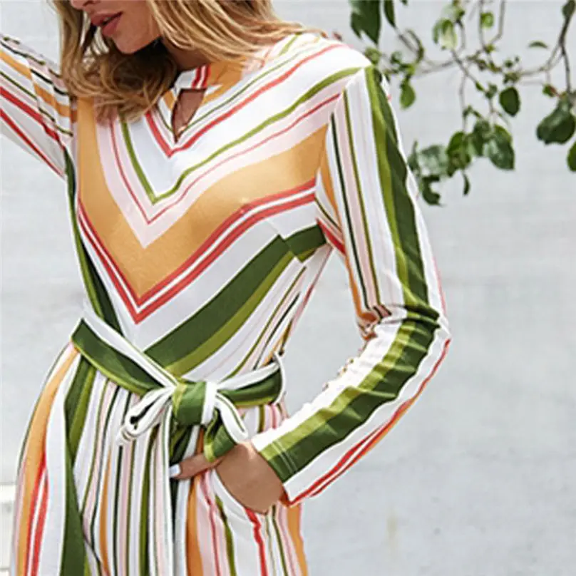 Women Fashion Strap Stripe Long Sleeve Romper 2019 Concealed Straight Pants Jumpsuit Long Trousers Newest 3Y19
Women Fashion Strap Stripe Long Sleeve Romper 2019 Concealed Straight Pants Jumpsuit Long Trousers Newest 3Y19