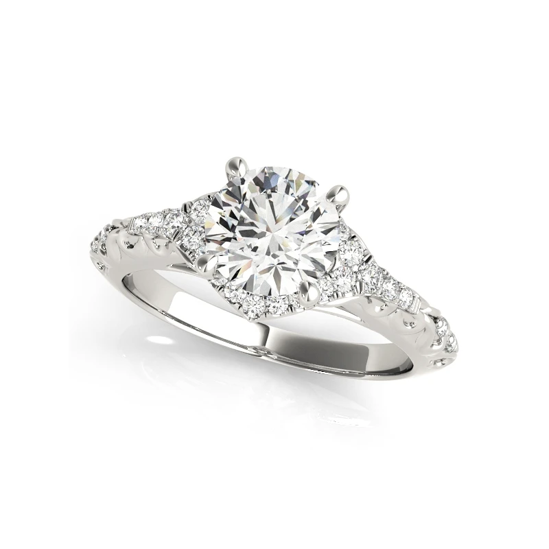 LESF Vintage Style 925 solid silver 1 ct Round Cut Engagement Ring Trendy Jewelry edding Rings for Women Support wholesale
LESF Vintage Style 925 solid silver 1 ct Round Cut Engagement Ring Trendy Jewelry edding Rings for Women Support wholesale