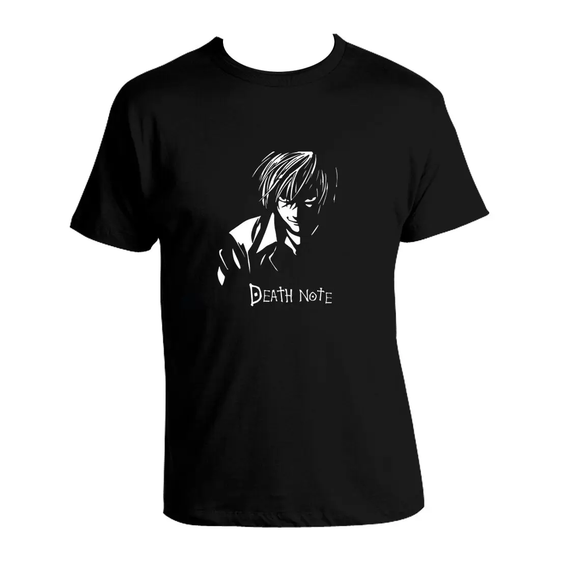 Death Note японская аниме Манга L Kira Ryuk лампа Yagami футболка с Синигами Tee2019 летняя новая