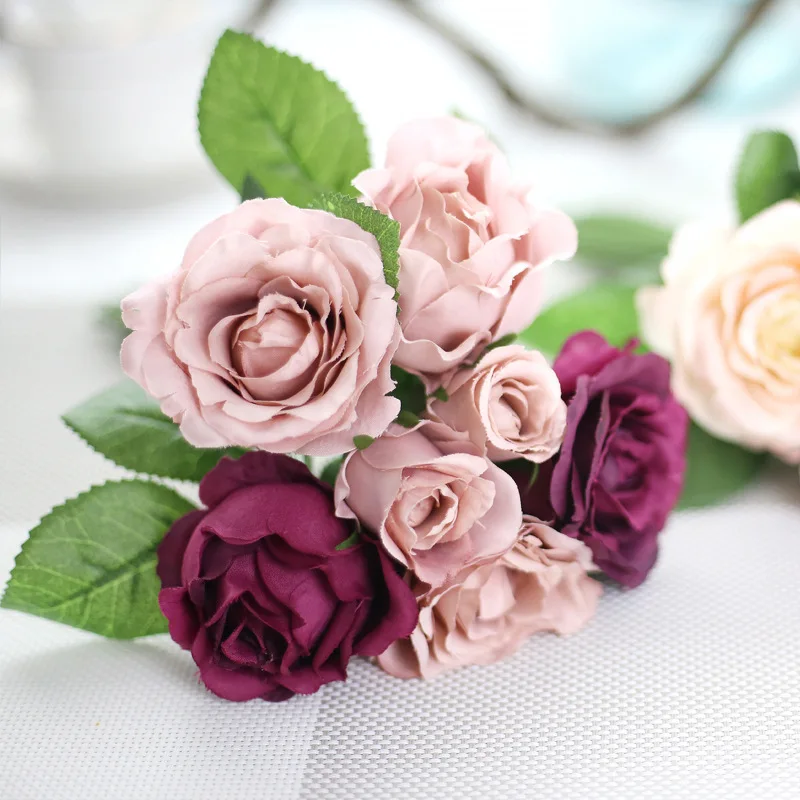 Factory Direct Pretty Rose Holding Flowers Artificial Silk Home Decor Wedding Bridal Home Furnishing decorations Free Shipping
Factory Direct Pretty Rose Holding Flowers Artificial Silk Home Decor Wedding Bridal Home Furnishing decorations Free Shipping