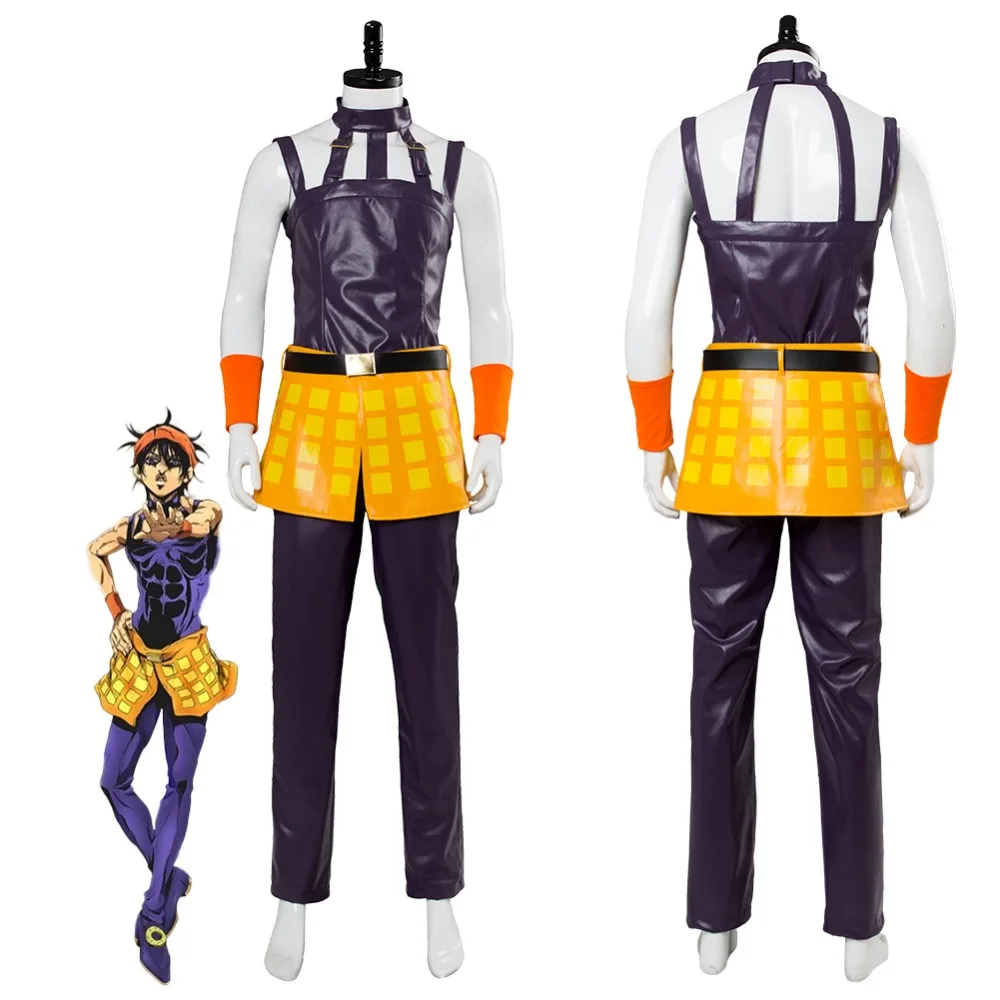 JoJo's Bizarre Adventure Golden Wind Narancia Ghirga Cosplay Costume Adult Men Women Uniform Outfit Halloween Carnival Costumes
JoJo's Bizarre Adventure Golden Wind Narancia Ghirga Cosplay Costume Adult Men Women Uniform Outfit Halloween Carnival Costumes