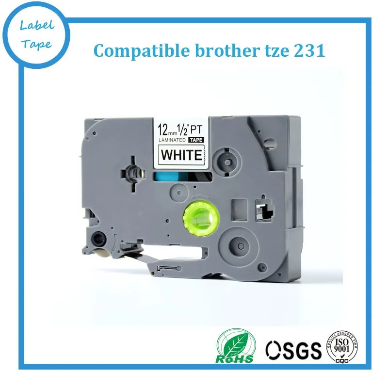 3 шт. TZe231 совместимый лейбл-лента для Brother Tze-231 TZ-231 TZ231 Черный на белом (0,47 дюйма 1/2 дюйма 12 мм) 8 м
3 шт. TZe231 совместимый лейбл-лента для Brother Tze-231 TZ-231 TZ231 Черный на белом (0,47 дюйма 1/2 дюйма 12 мм) 8 м