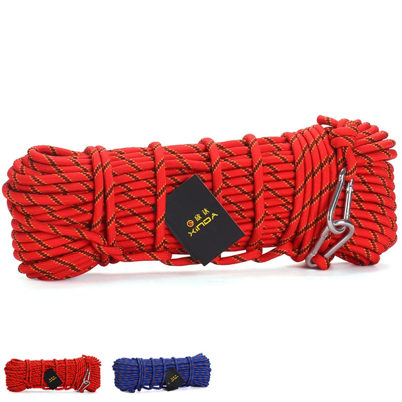 10mm Diameter 3KN High Strength Cord Safety Rope 10M Professional Rock Climbing Rope Outdoor Hiking Accessories
10mm Diameter 3KN High Strength Cord Safety Rope 10M Professional Rock Climbing Rope Outdoor Hiking Accessories