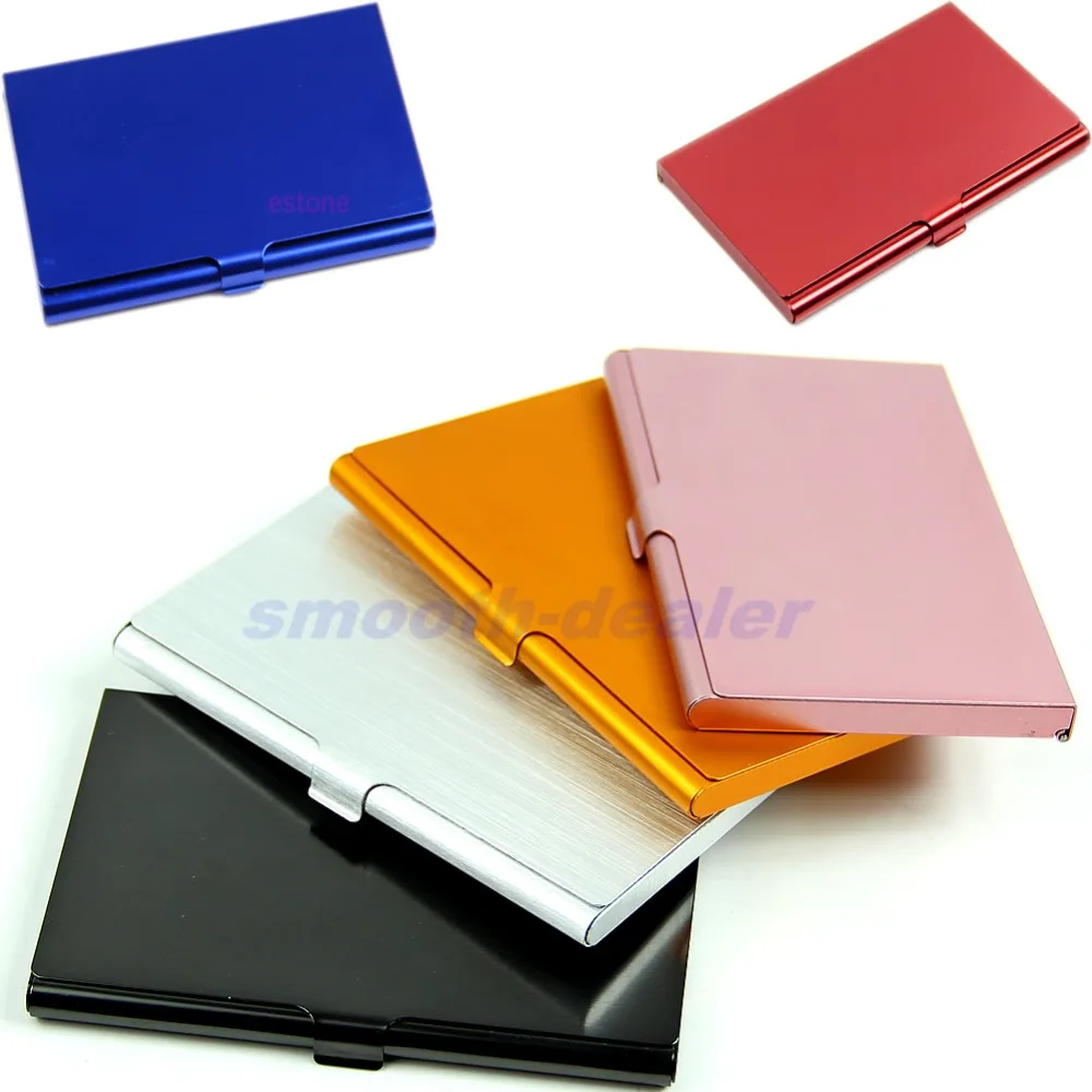 Aluminum Alloy Business Name ID Credit Card Case Metal Fine Box Holder Alloys Pocket Solid No Zipper Trunk High Quality Holder
Aluminum Alloy Business Name ID Credit Card Case Metal Fine Box Holder Alloys Pocket Solid No Zipper Trunk High Quality Holder