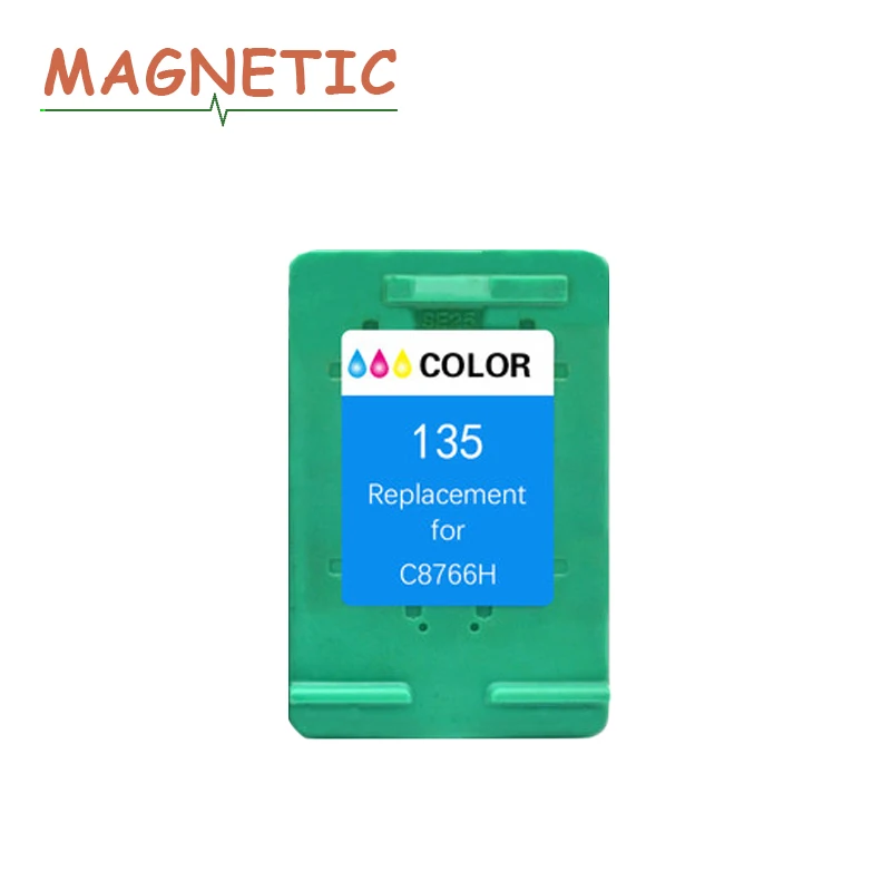 Magnetic Compatible Ink Cartridges for HP135 Photosmart C3100 C3183 C3150 C3180 PSC1500 1513 1600 2300 2610 Printer For HP 135
Magnetic Compatible Ink Cartridges for HP135 Photosmart C3100 C3183 C3150 C3180 PSC1500 1513 1600 2300 2610 Printer For HP 135