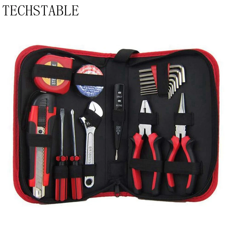 TECHSTABLE high quality Home Tools Combination Household Tool Set Hand Tools repair tools
TECHSTABLE high quality Home Tools Combination Household Tool Set Hand Tools repair tools