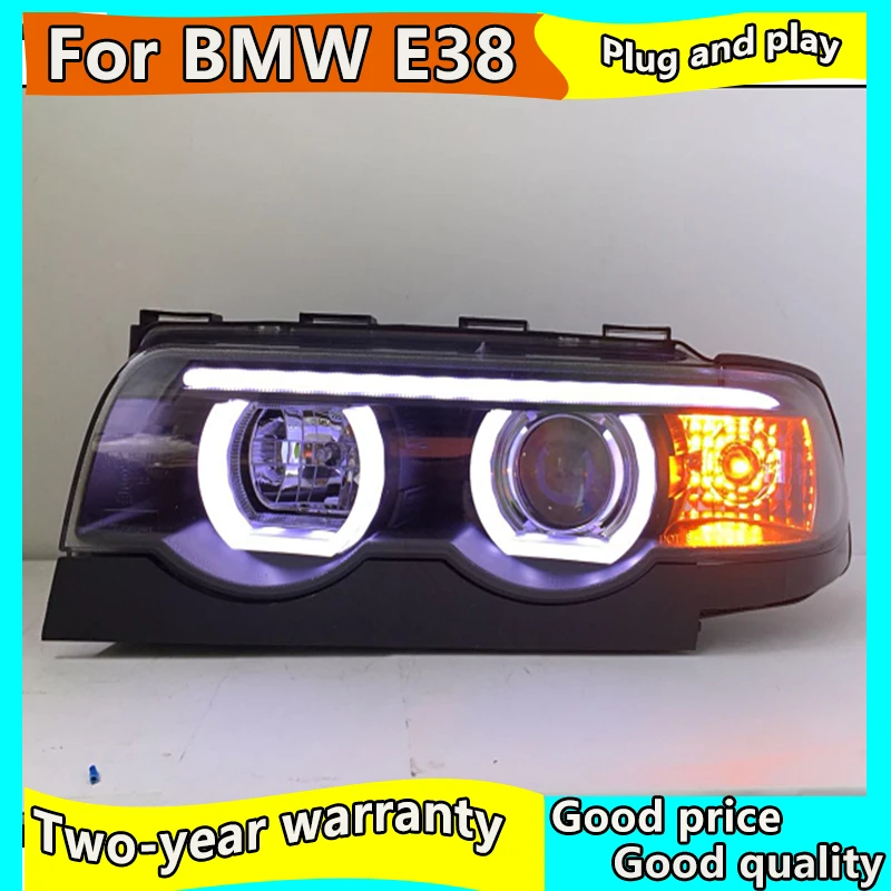 Car Styling for BMW E38 Headlights 1998-2002 E38 LED Headlight DRL Bi Xenon Lens High Low Beam Parking HID Fog Lamp
Car Styling for BMW E38 Headlights 1998-2002 E38 LED Headlight DRL Bi Xenon Lens High Low Beam Parking HID Fog Lamp