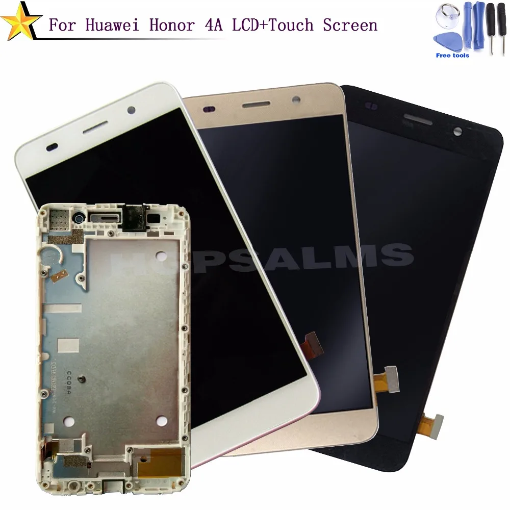 Для Huawei Honor 4A Y6 ЖК дисплей Сенсорный экран Дисплей Панель в сборе с рамкой +